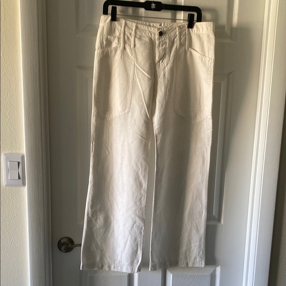 Joie White Wide-Leg Pants